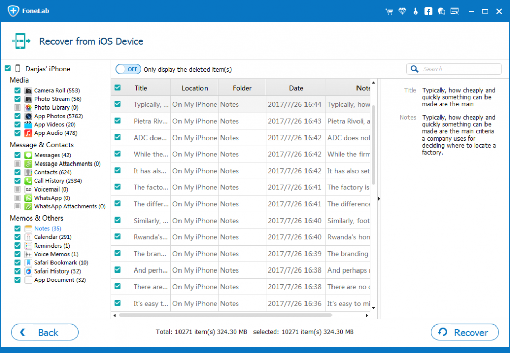 How to Get Back Deleted Notes on iPhone