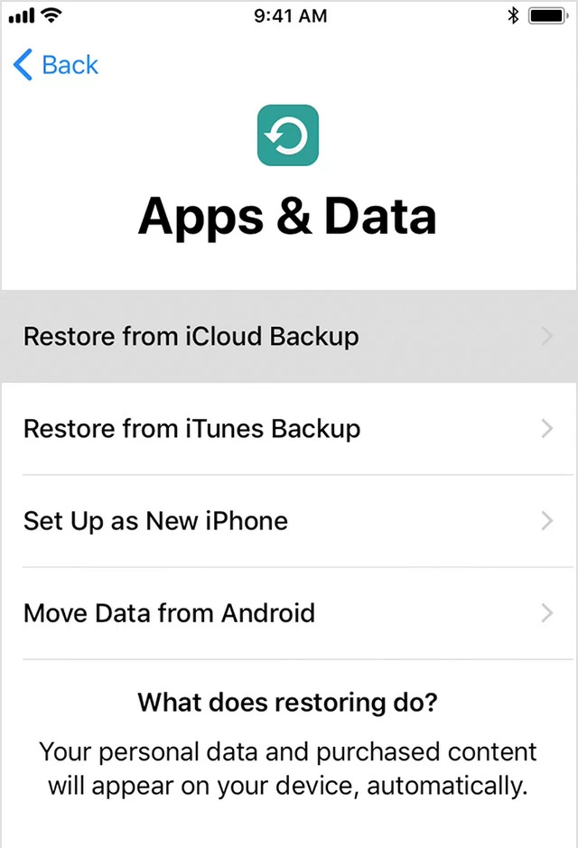 Restoring Texts Messages on iPhone with iCloud Backup