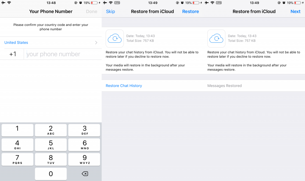 How to Restore WhatsApp Messages with iCloud Backup